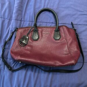 Beautiful dark raspberry Michael Kors handbag